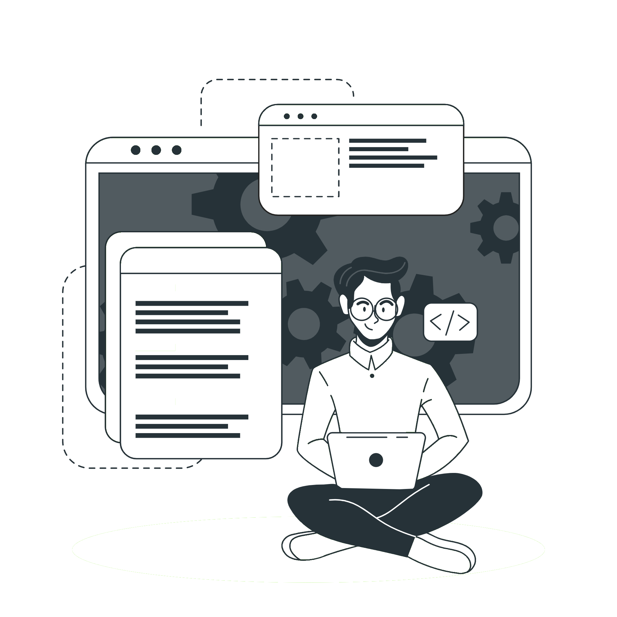 Illustration développeur